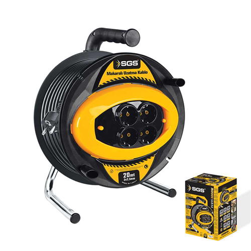 SGS Makaralı Uzatma Kablo 3x2,5 / 20 Metre (1/Koli)